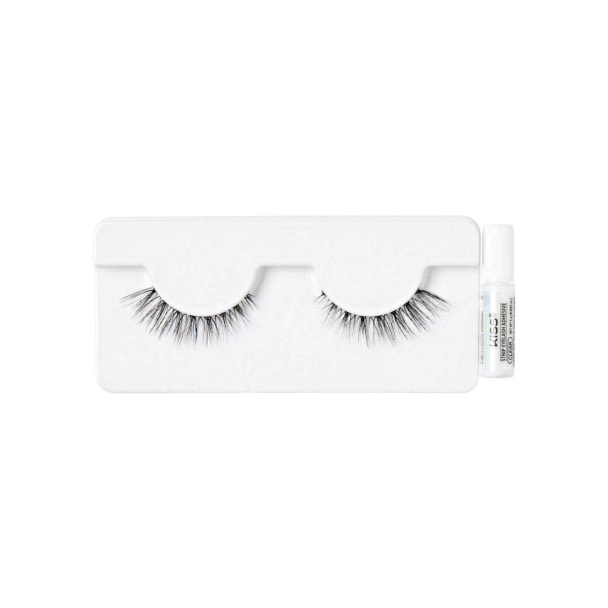 KISS Bare Collection False Eyelashes, 1 Pair & Lash Glue Net Wt. 1g (0.035.oz.)