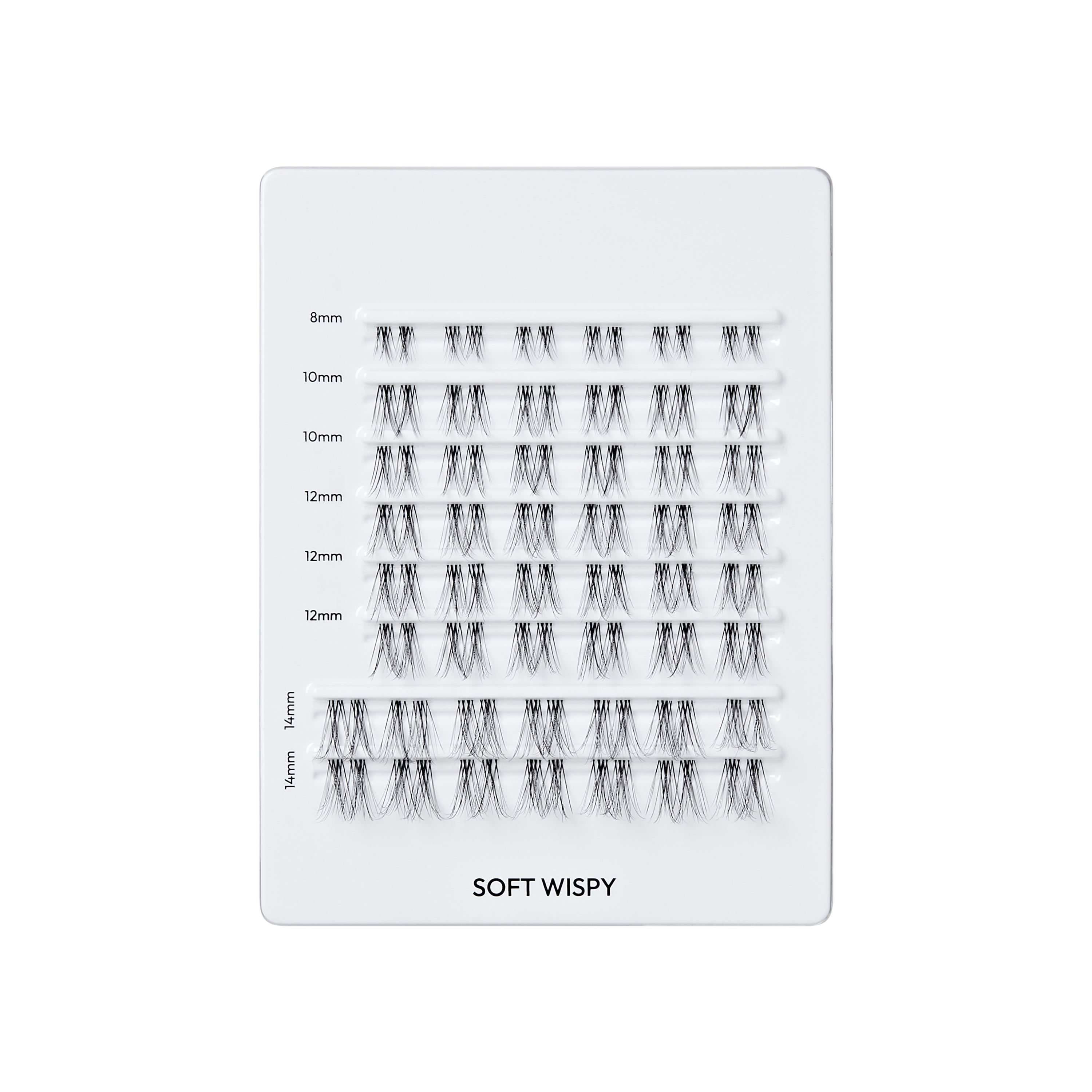 KISS FALSCARA Multipack False Eyelashes Lash Extensions, Soft Wispy, 50 Lash Clusters