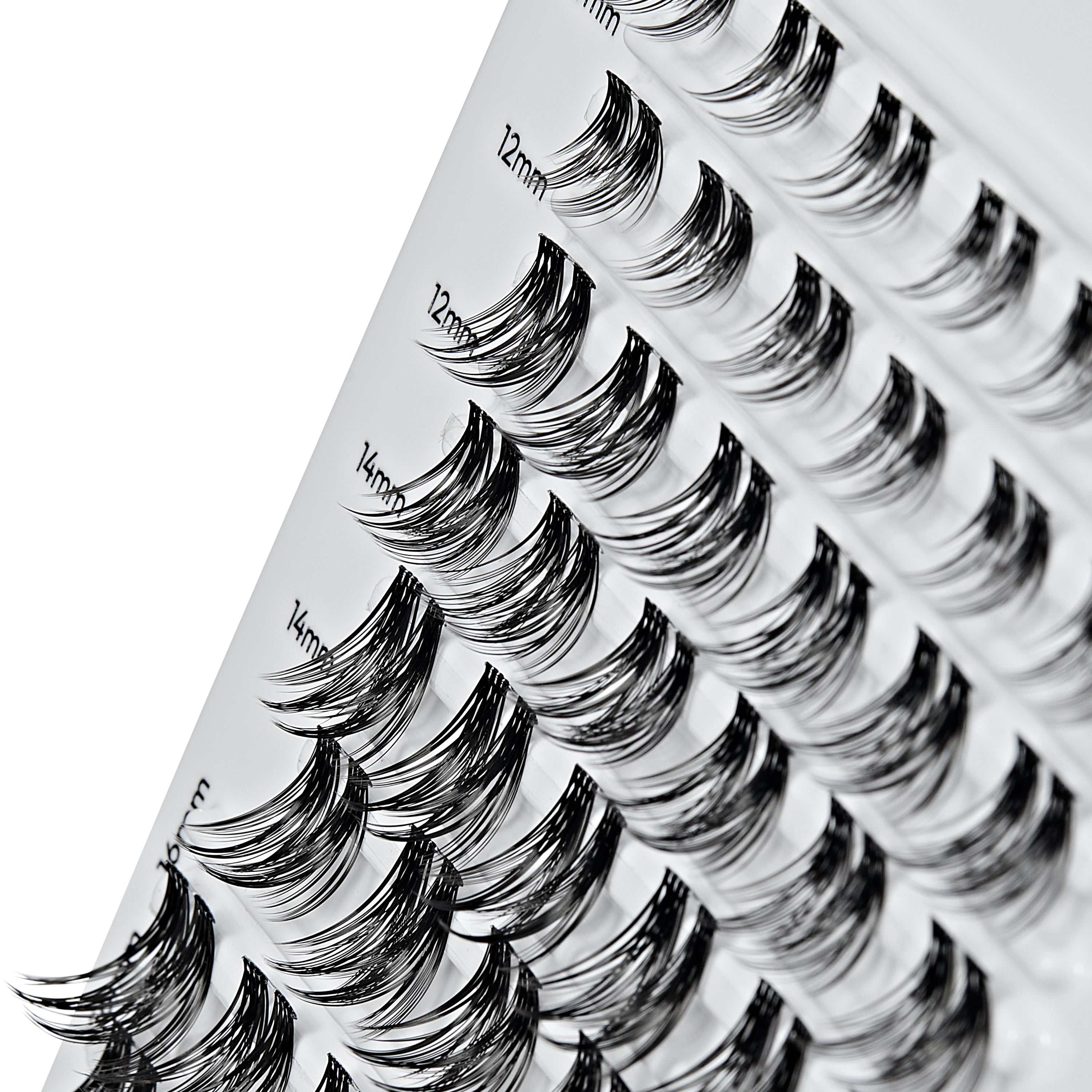KISS FALSCARA Multipack False Eyelashes Lash Extensions, Classic Wispy, 50 Lash Clusters