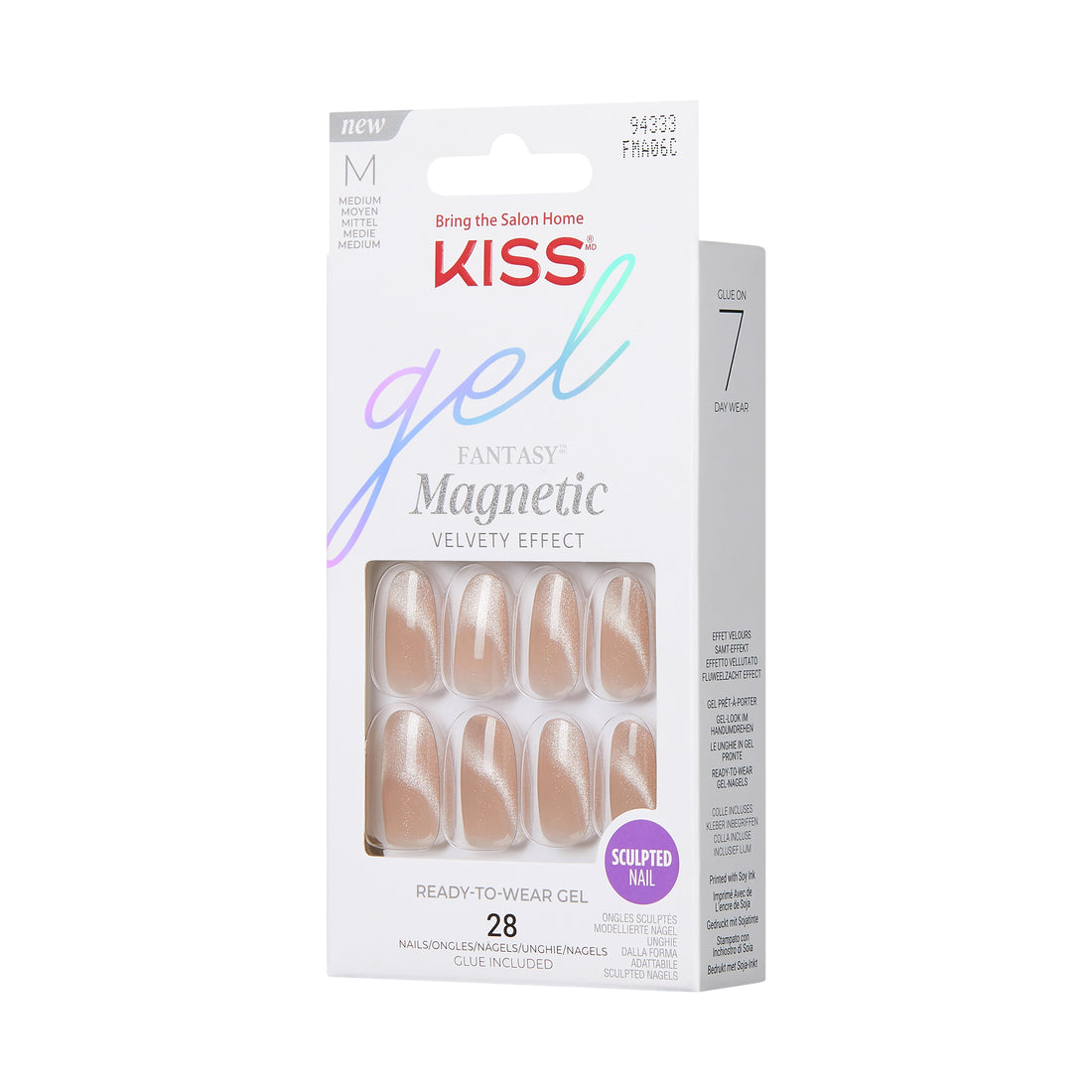 KISS Gel Fantasy Magnetic Nails - Drama
