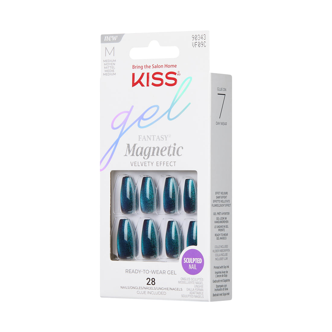 KISS Gel Fantasy Magnetic Nails - Chameleon
