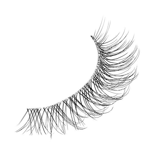 KISS The New Natural, False Eyelashes, Silver Ring, 12mm, 1 Pair