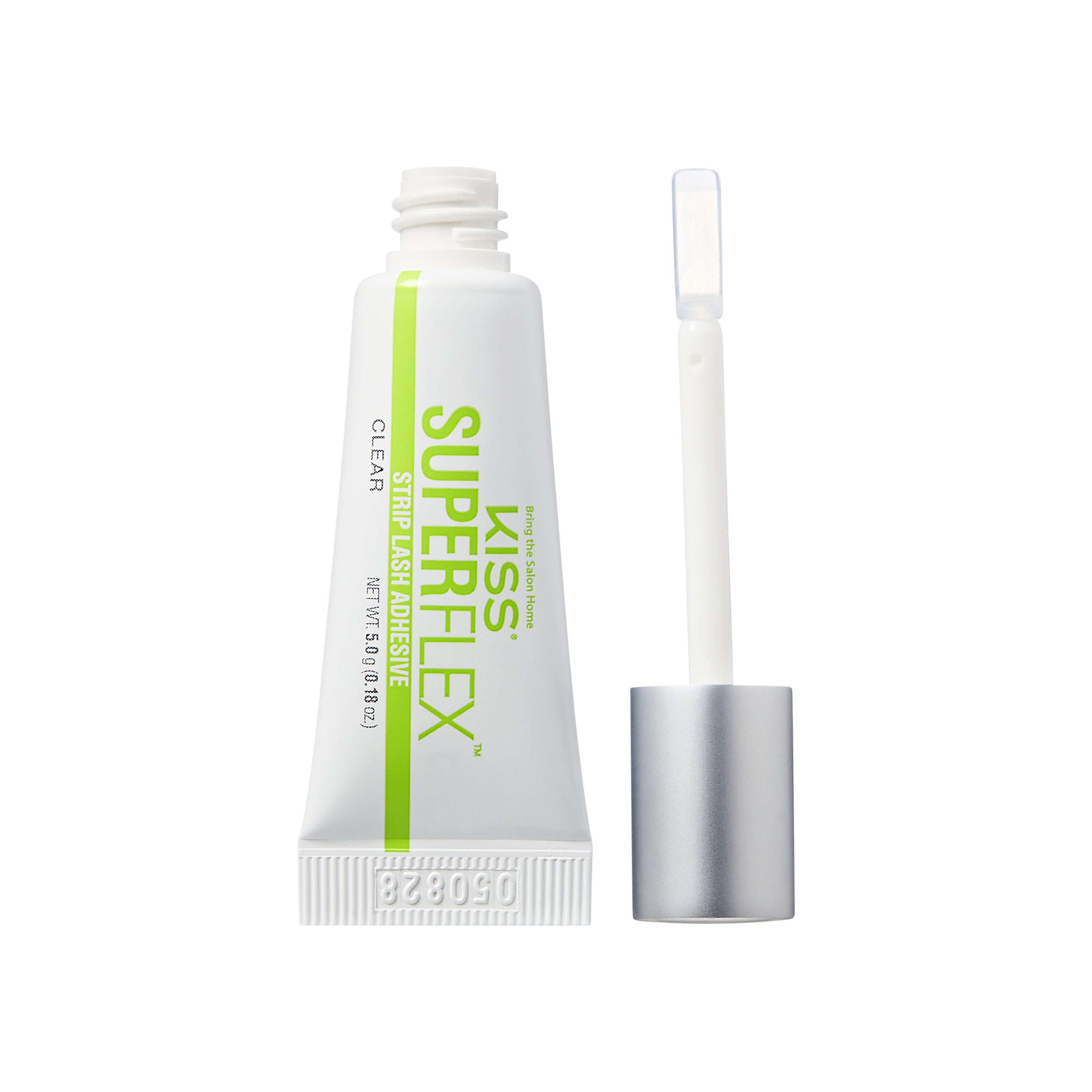 Kiss SuperFlex Latex Strip Lash Adhesive, Brush On, Clear, 5g (0.18 oz.)