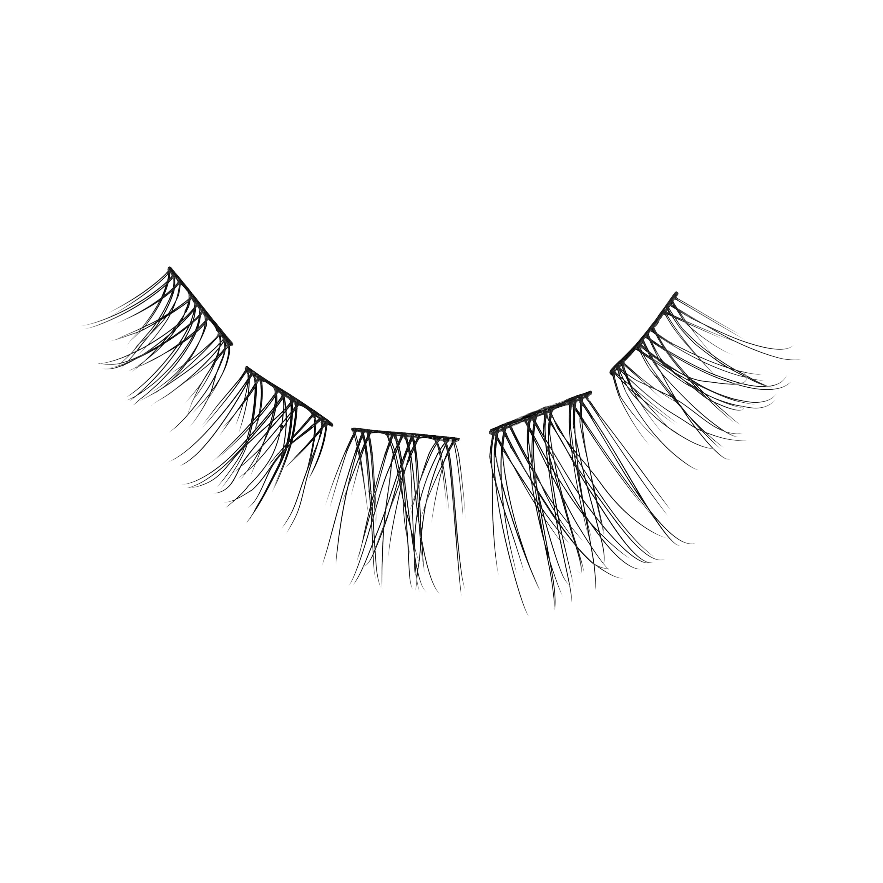 KISS FALSCARA Multipack False Eyelashes Lash Extensions, Ultra Natural, 50 Lash Clusters