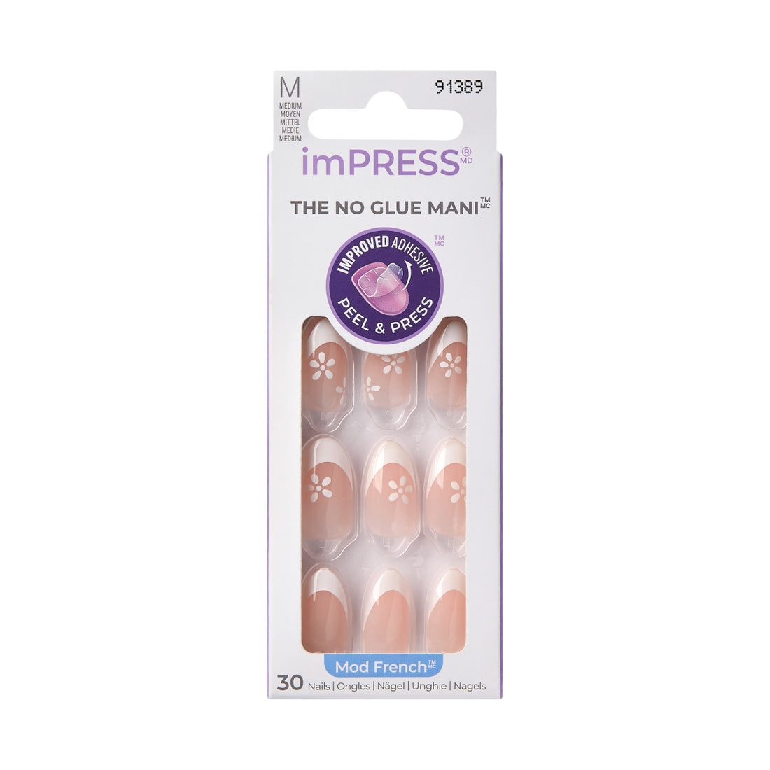 imPRESS Modern French Press-On Nails - Fearless