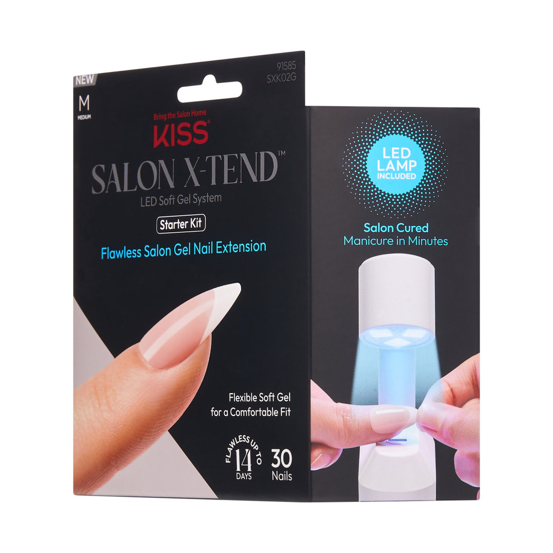 KISS Salon X-tend LED Soft Gel System– Pure