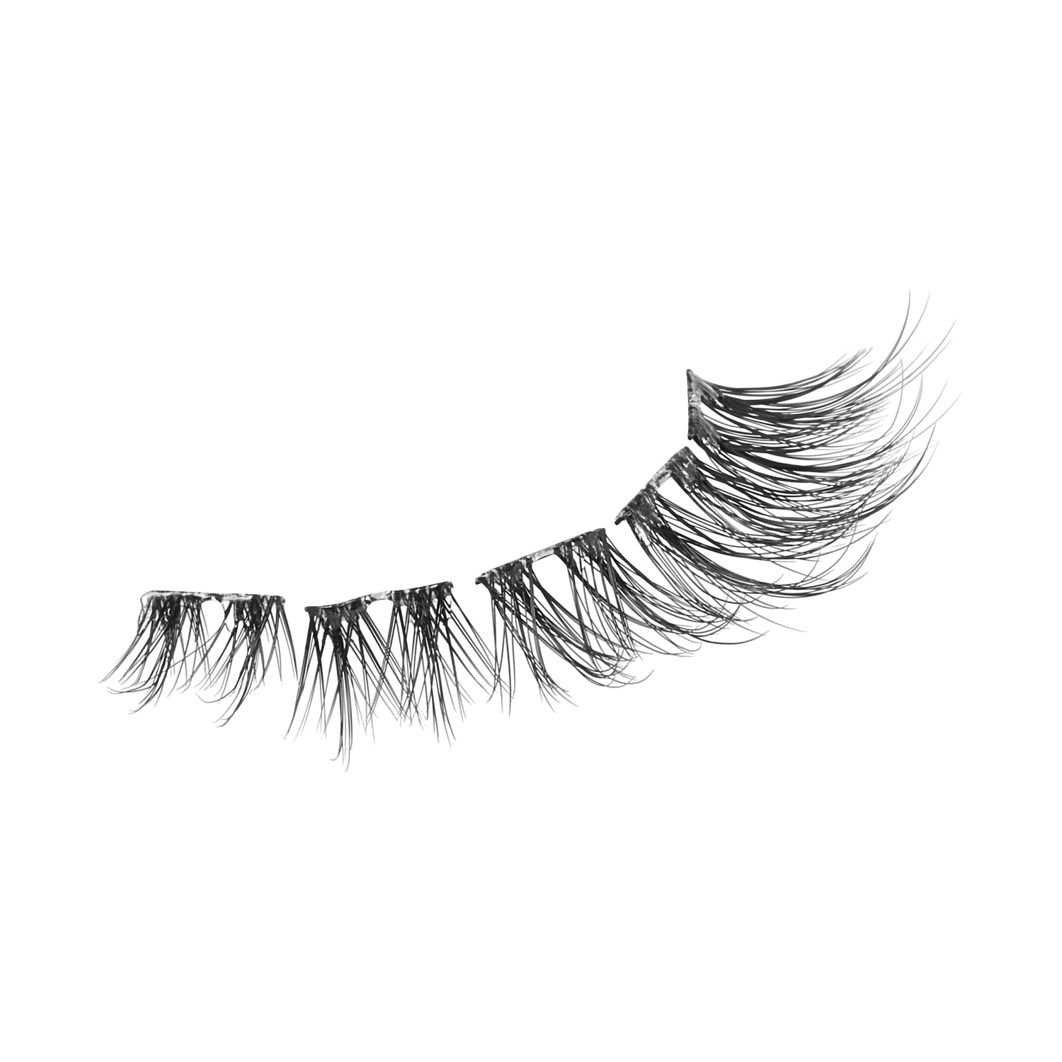 Rzęsy bondingowe samoprzylepne Impress Long Lasting Pre-Glued Lash Clusters zestaw Demi Wispy