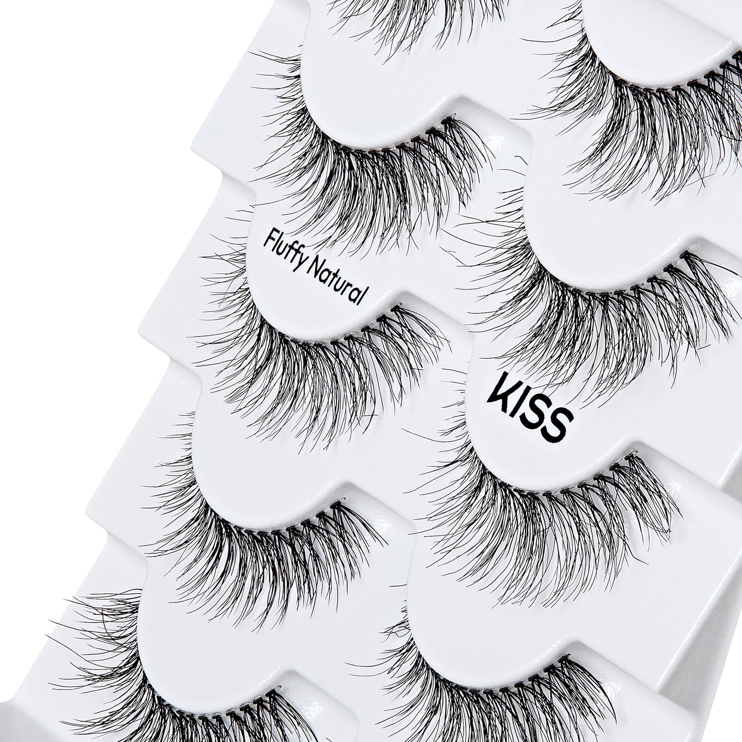 Rzęsy Kiss So Natural  - Fluffy Natural, Multipak