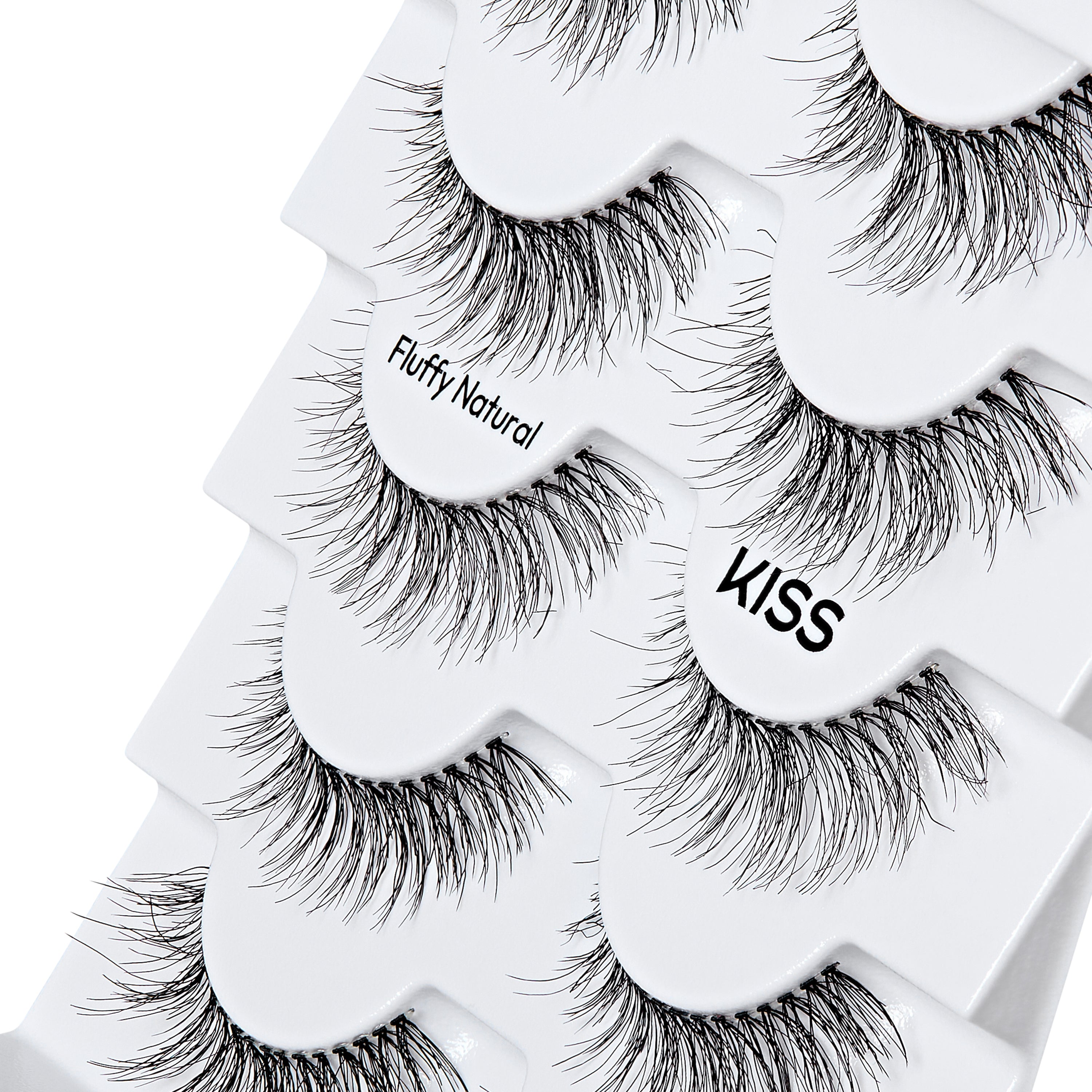 Rzęsy Kiss So Natural  - Fluffy Natural, Multipak