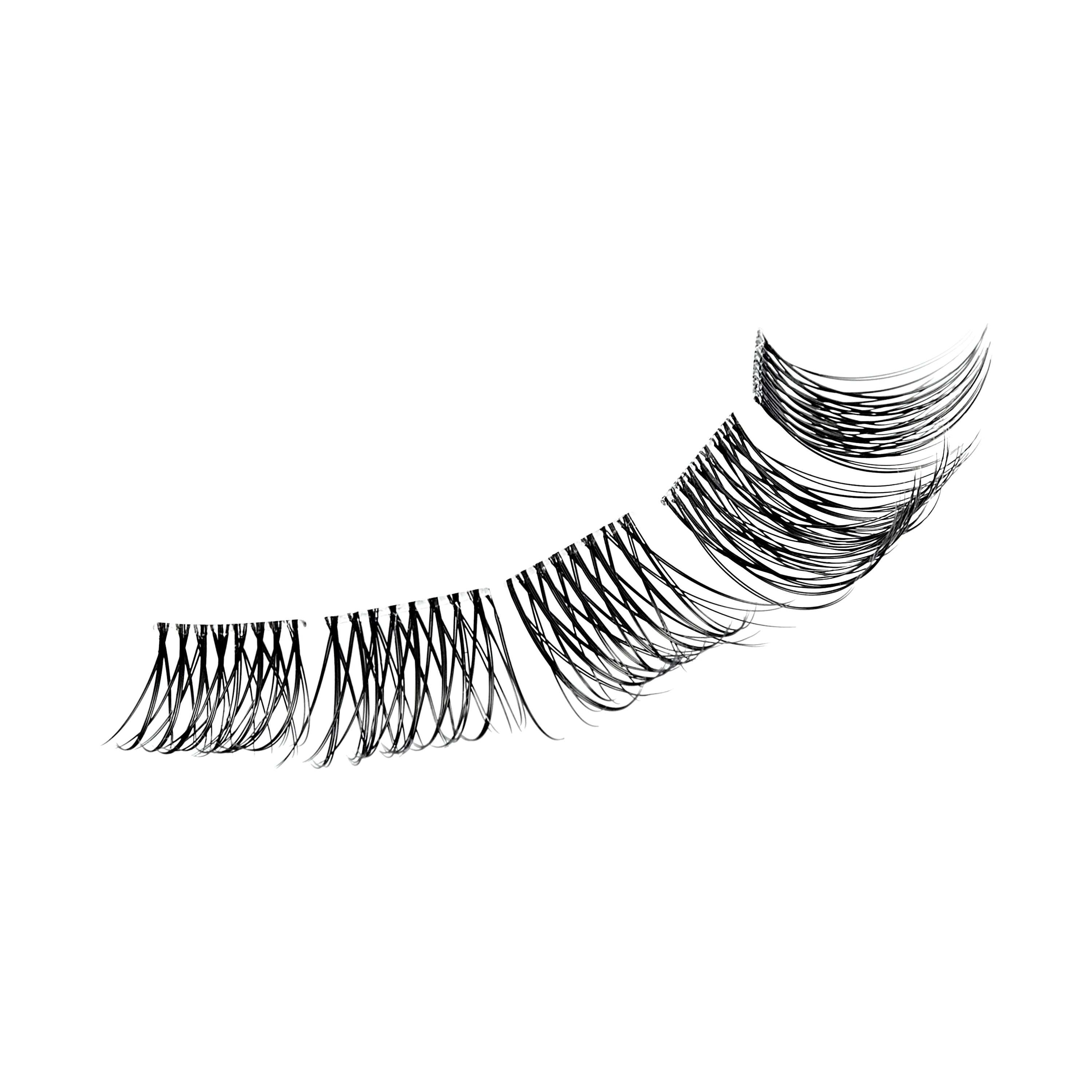 KISS FALSCARA Multipack False Eyelashes Lash Extensions, Faux Mink Volume, 50 Lash Clusters