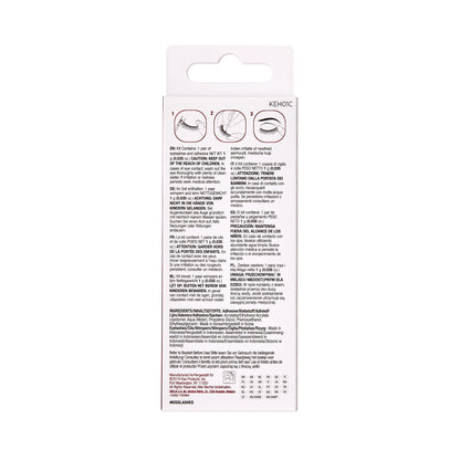 KISS Natural False Eyelashes, Style ‘Amorous’, 1 Pair &amp; Lash Glue Net Wt. 1g (0.035.oz.)