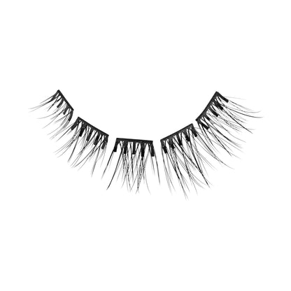 KISS imPRESS Falsies Press On Self Adhesive Eyelashes, Classic Natural, 36 Lash Clusters