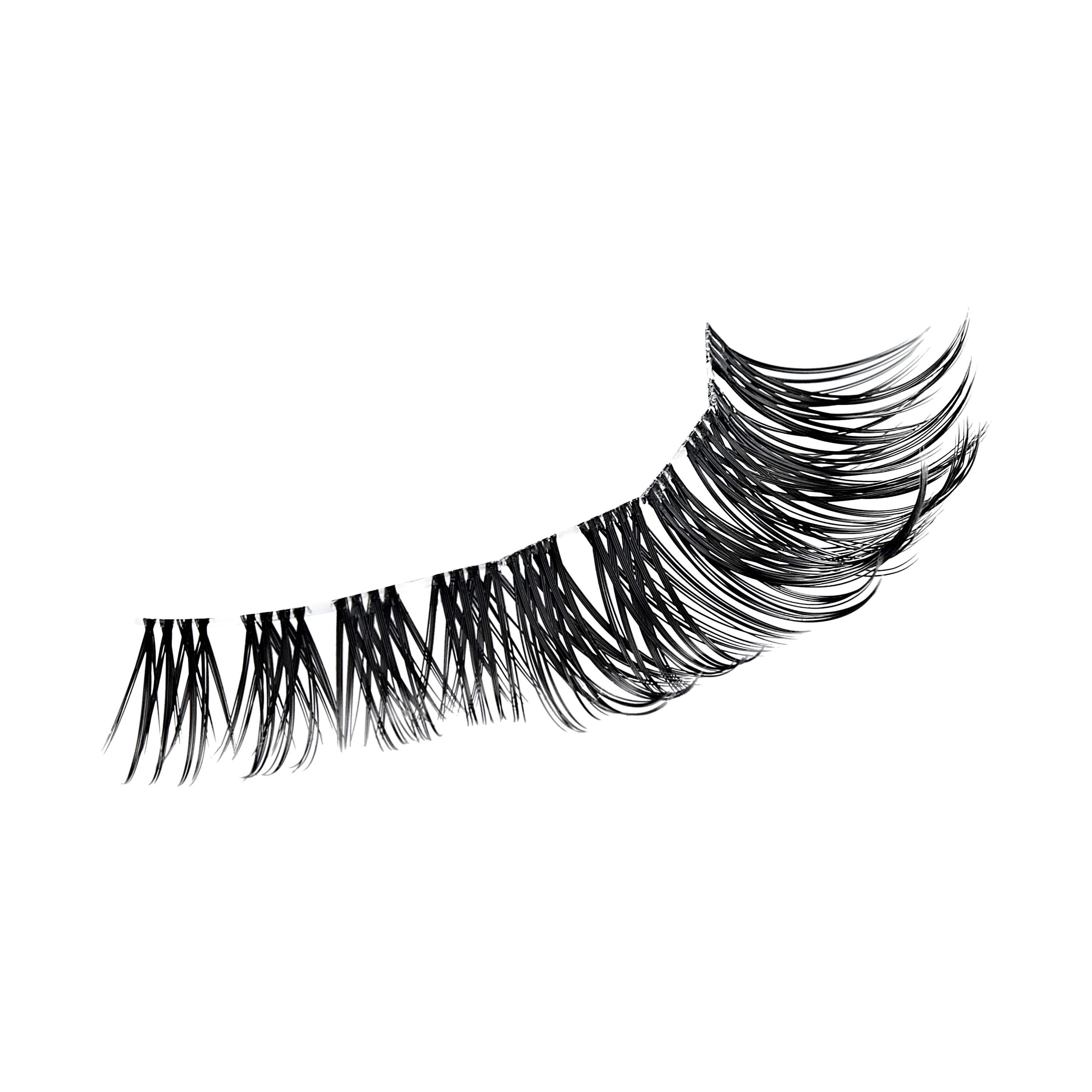 KISS FALSCARA Multipack False Eyelashes Lash Extensions, Classic Wispy, 50 Lash Clusters