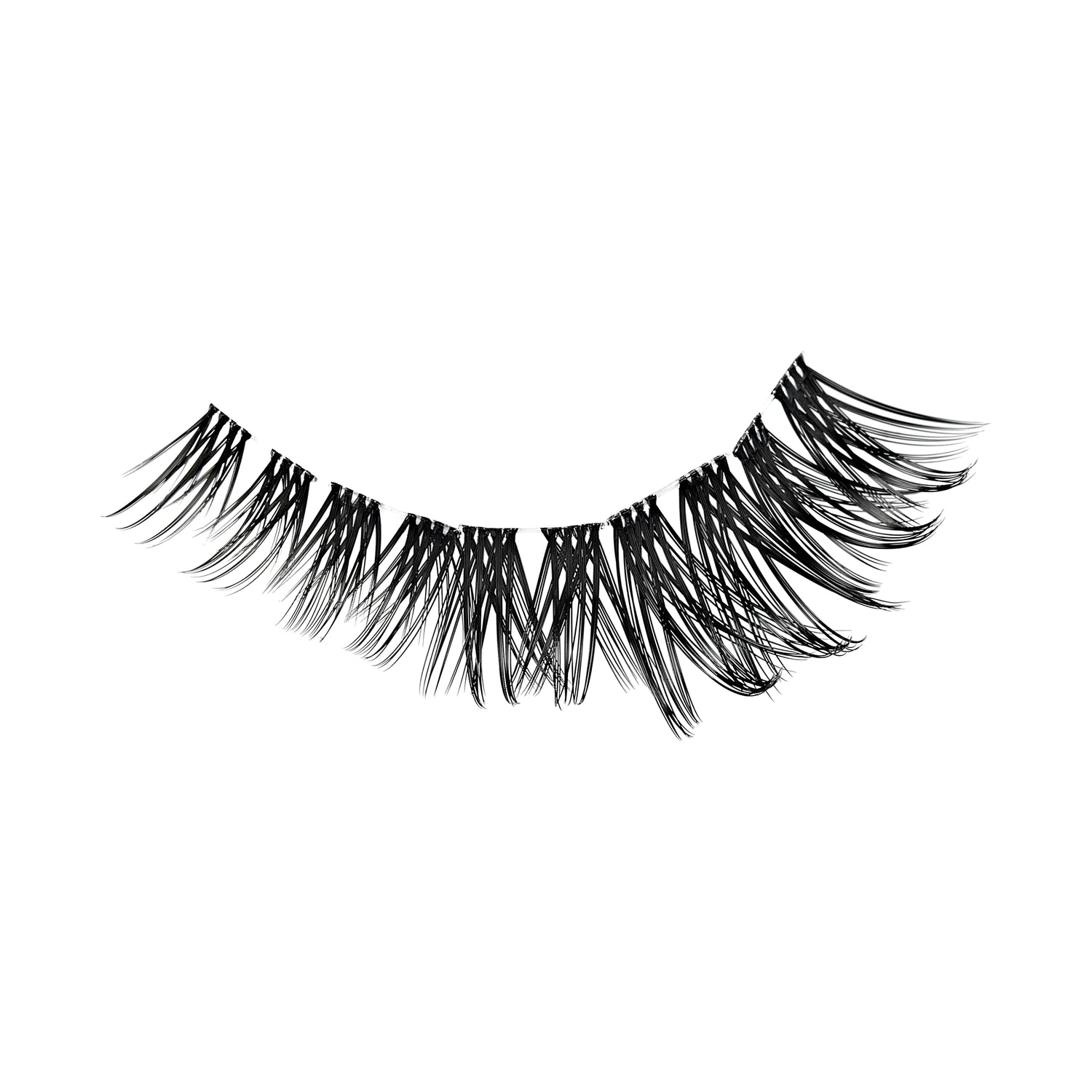 KISS FALSCARA Multipack False Eyelashes Lash Extensions, Classic Wispy, 50 Lash Clusters
