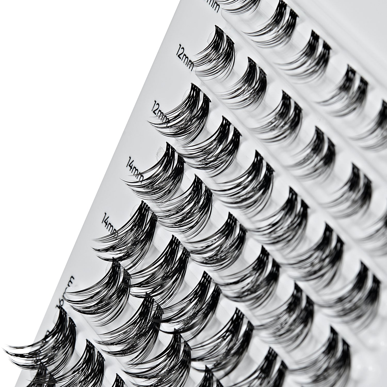KISS FALSCARA Multipack False Eyelashes Lash Extensions, Classic Wispy, 50 Lash Clusters