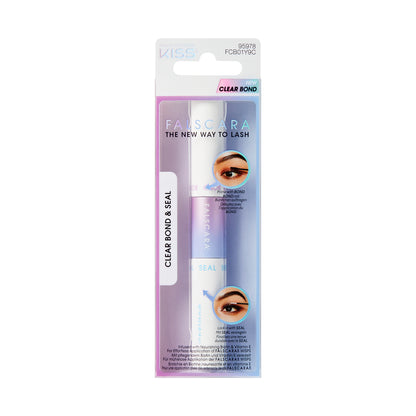 KISS FALSCARA False Lash Clusters Bond &amp; Seal, NET WT 8,7 g (0,29 oz.) – Clear