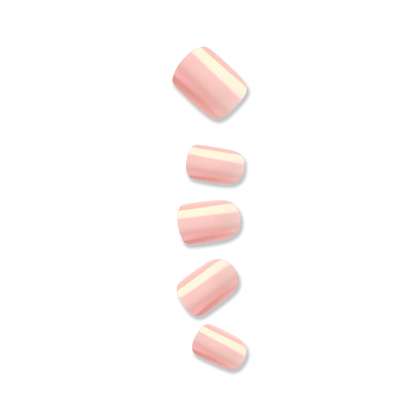 colorFX by imPRESS  Press-On Nails, No Glue Needed, Pink, Short Squoval, 33 Ct.