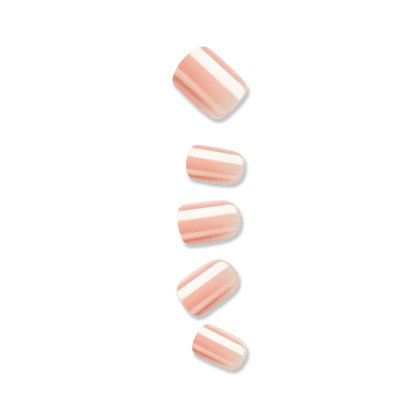colorFX by imPRESS  Press-On Nails, No Glue Needed, Pink, Short Squoval, 33 Ct.