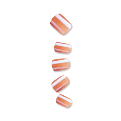 colorFX by imPRESS  Press-On Nails, No Glue Needed, Neutral, Short Squoval, 33 Ct.
