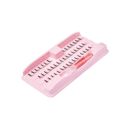 KISS Individual False Eyelashes with Lash Glue, DIY Lash Extensions, 48 Lash Clusters