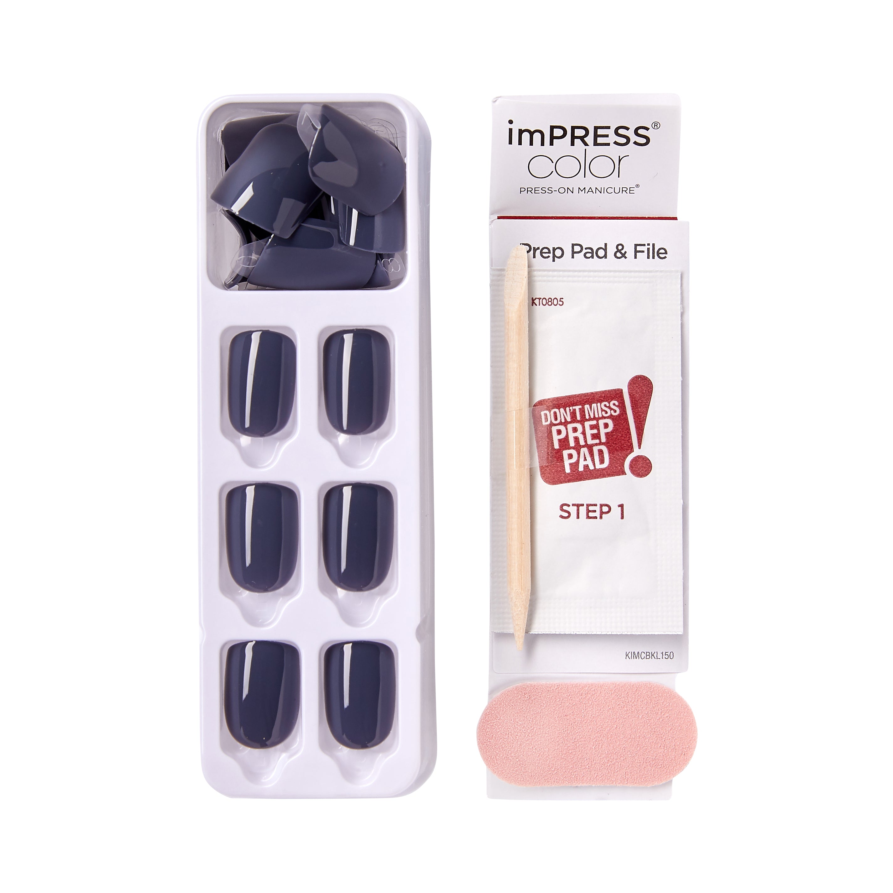 imPRESS Color Press-On Manicure - Graytitude