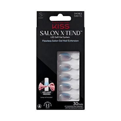KISS Salon X-tend Design Press On Gel Nails - Changed
