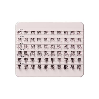 Kiss The New Natural False Eyelashes, Lash Extension Kit, Nude Blazer, 60 Trio Lash Clusters