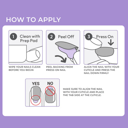 imPRESS Modern French Tip Press On Nails, No Glue Needed, Blue Tips, Short Square, 30 Ct.