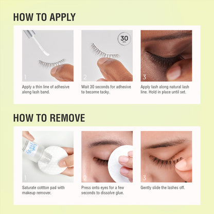 Kiss SuperFlex Latex Strip Lash Adhesive, Brush On, Clear, 5g (0.18 oz.)